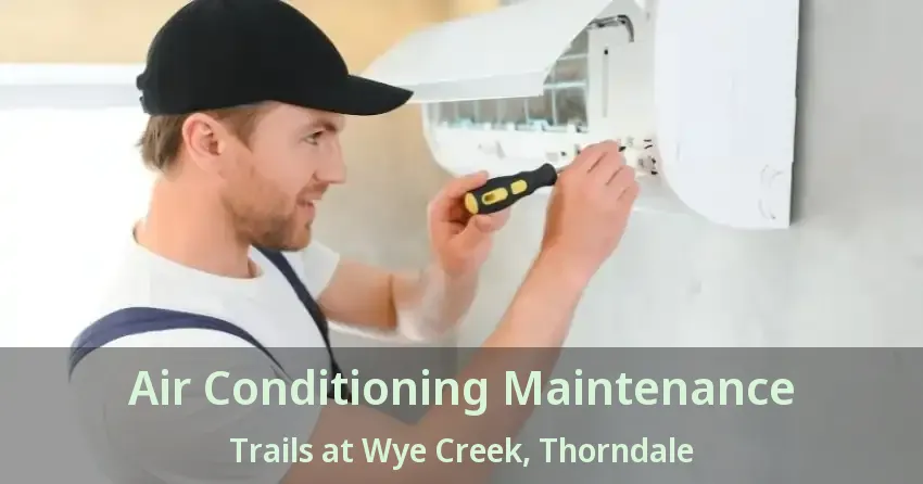 Air Conditioning Maintenance Trails at Wye Creek, Thorndale - ON