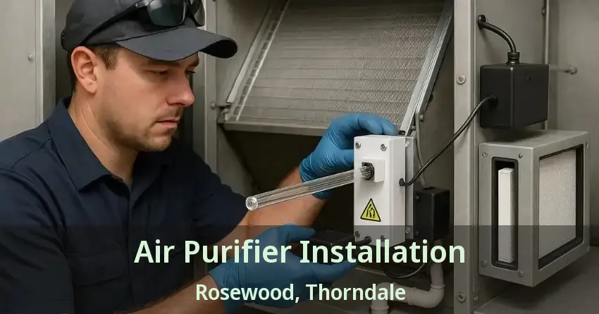 Air Purifier Installation Rosewood, Thorndale - ON