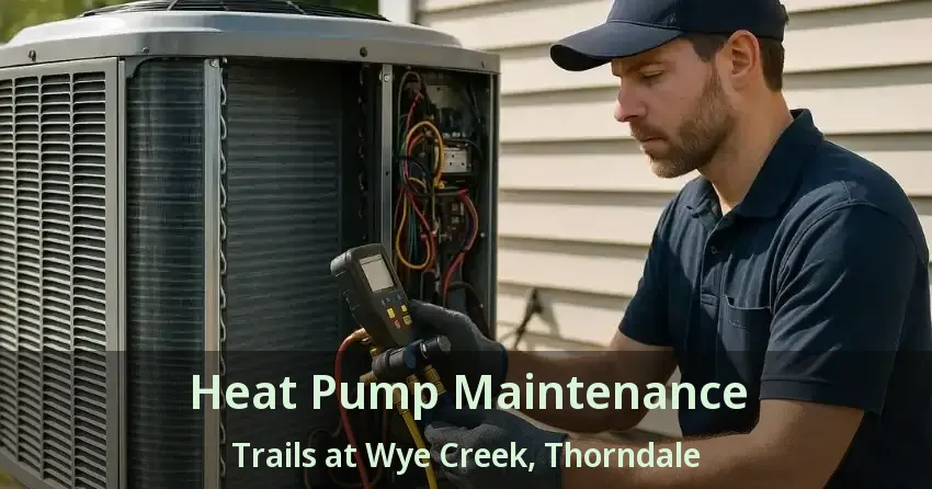Heat Pump Maintenance Trails at Wye Creek, Thorndale - ON